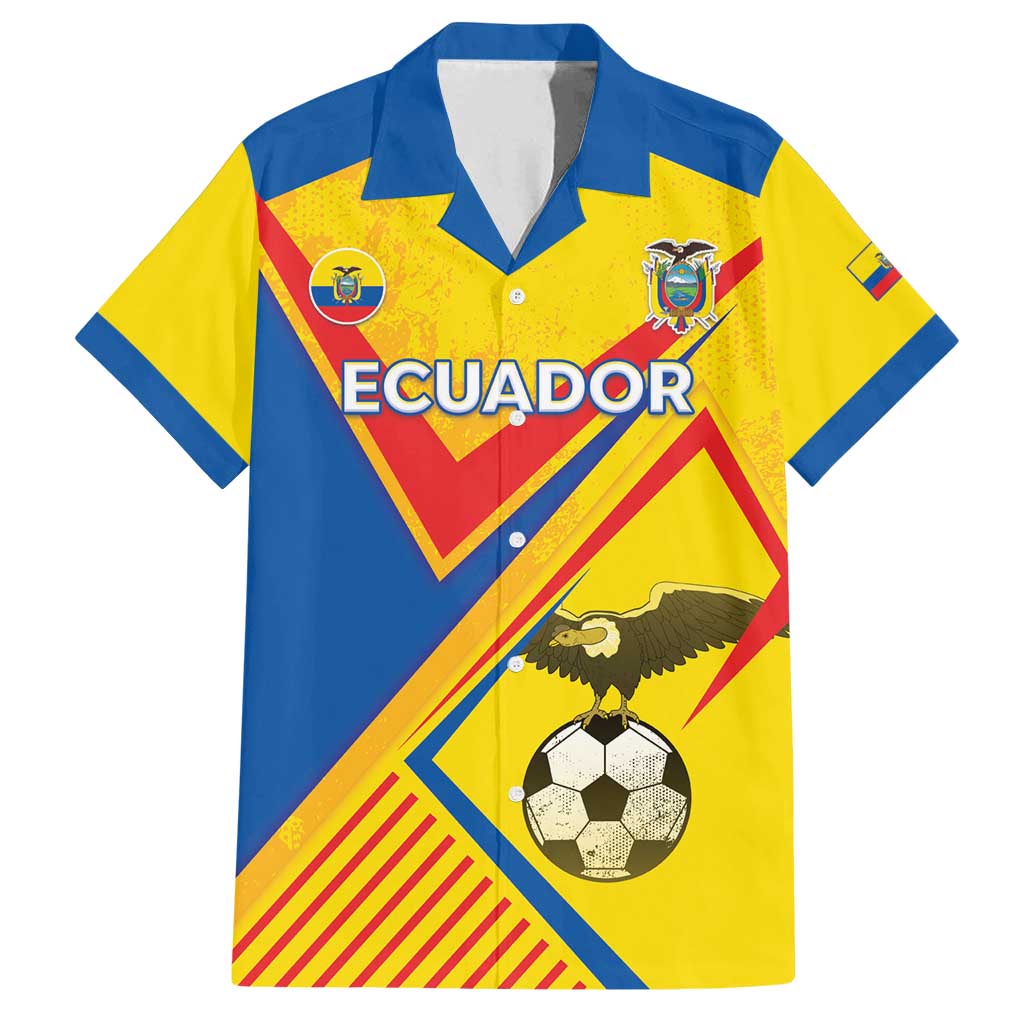 Custom Ecuador Football Family Matching Summer Maxi Dress and Hawaiian Shirt La Tricolor Sporty Style