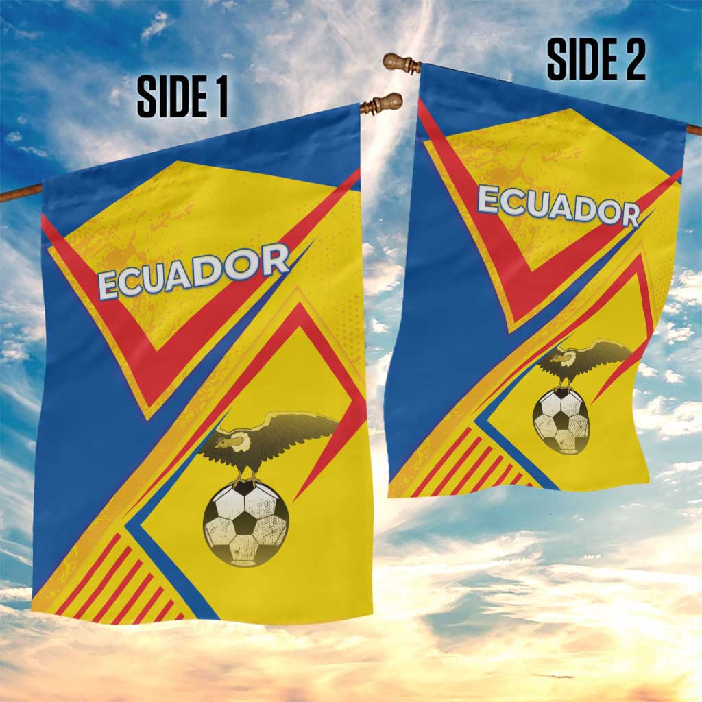 Ecuador Football Garden Flag La Tricolor Sporty Style