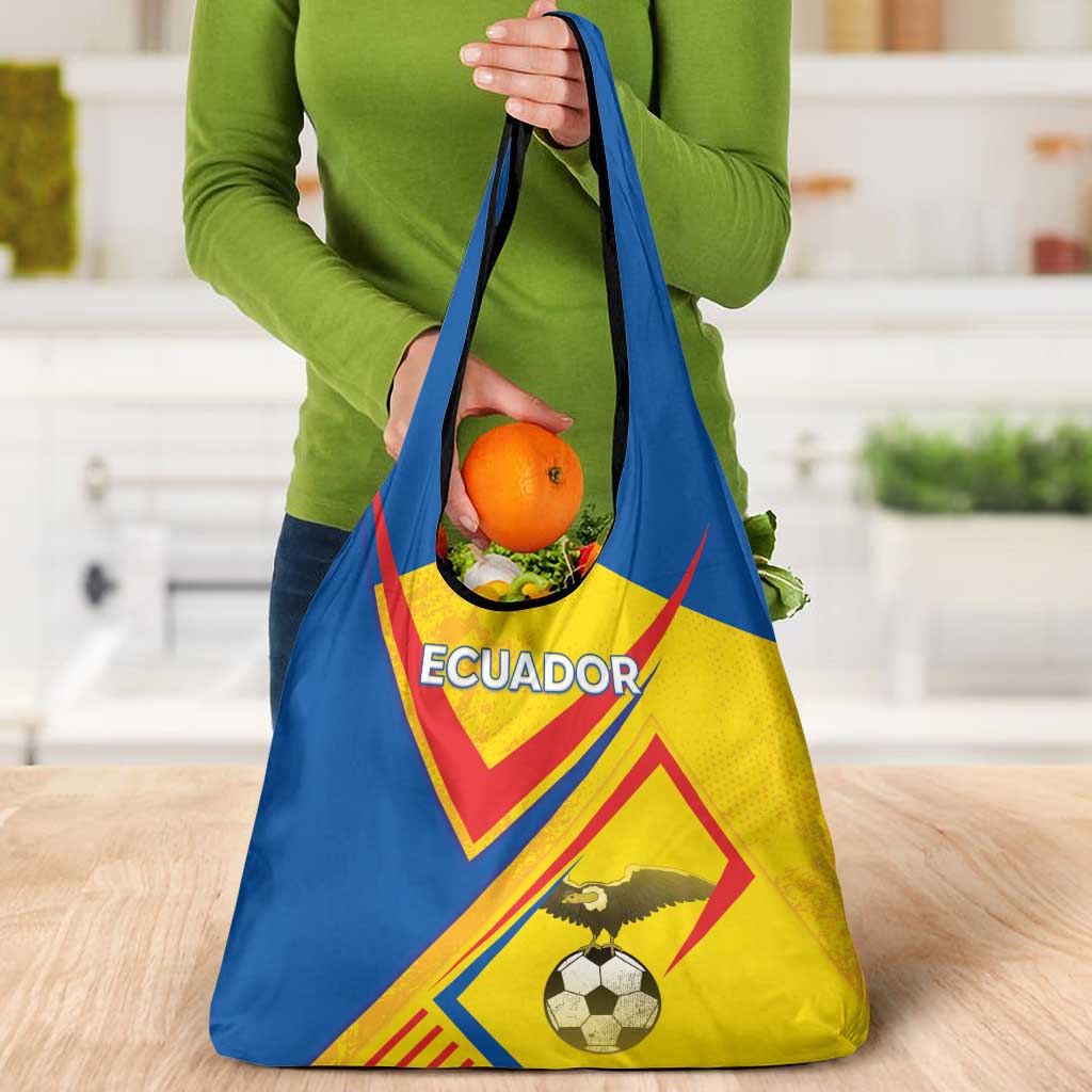 Ecuador Football Grocery Bag La Tricolor Sporty Style