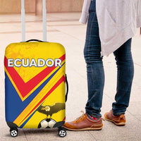 Ecuador Football Luggage Cover La Tricolor Sporty Style