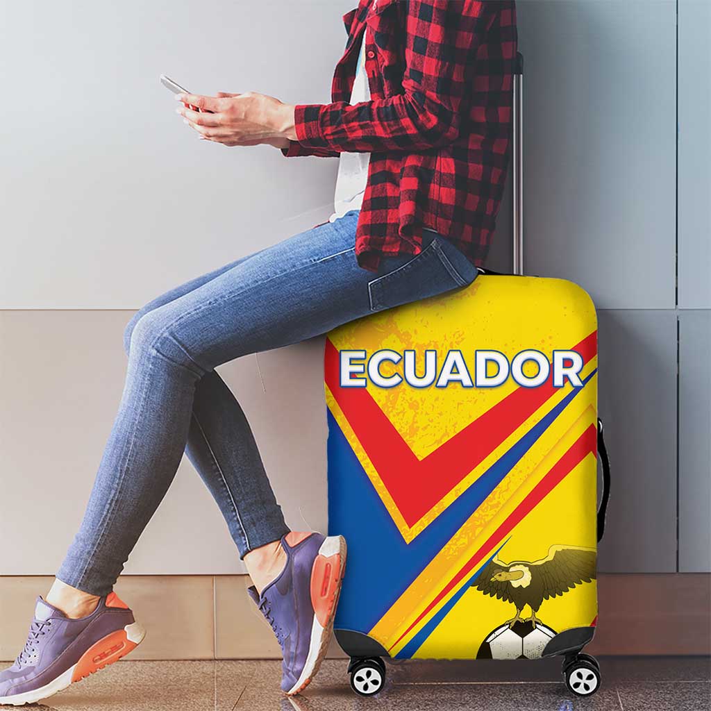 Ecuador Football Luggage Cover La Tricolor Sporty Style