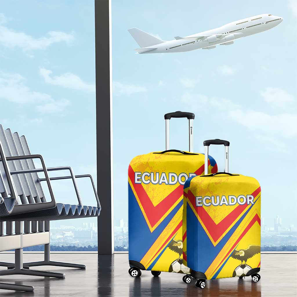 Ecuador Football Luggage Cover La Tricolor Sporty Style