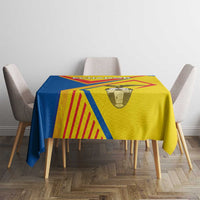 Ecuador Football Tablecloth La Tricolor Sporty Style