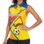 Custom Ecuador Football Women Sleeveless Polo Shirt La Tricolor Sporty Style