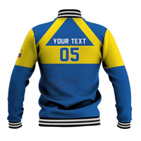 Custom Ecuador Football Baseball Jacket Go Champions