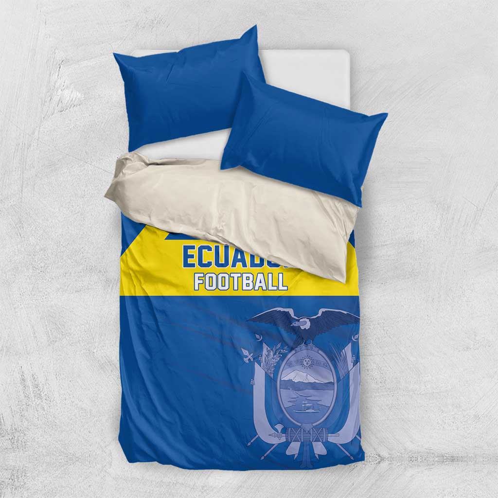 Ecuador Football Bedding Set Go Champions