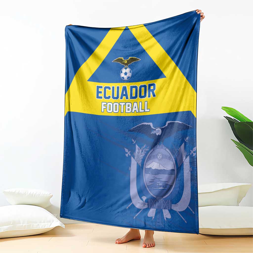 Ecuador Football Blanket Go Champions