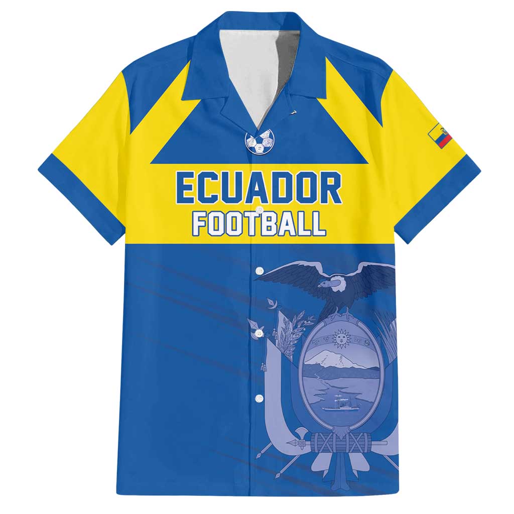 Custom Ecuador Football Family Matching Long Sleeve Bodycon Dress and Hawaiian Shirt Go Champions