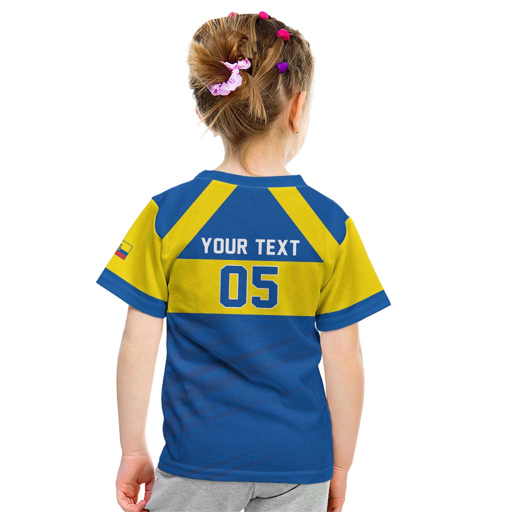 Custom Ecuador Football Kid T Shirt Go Champions