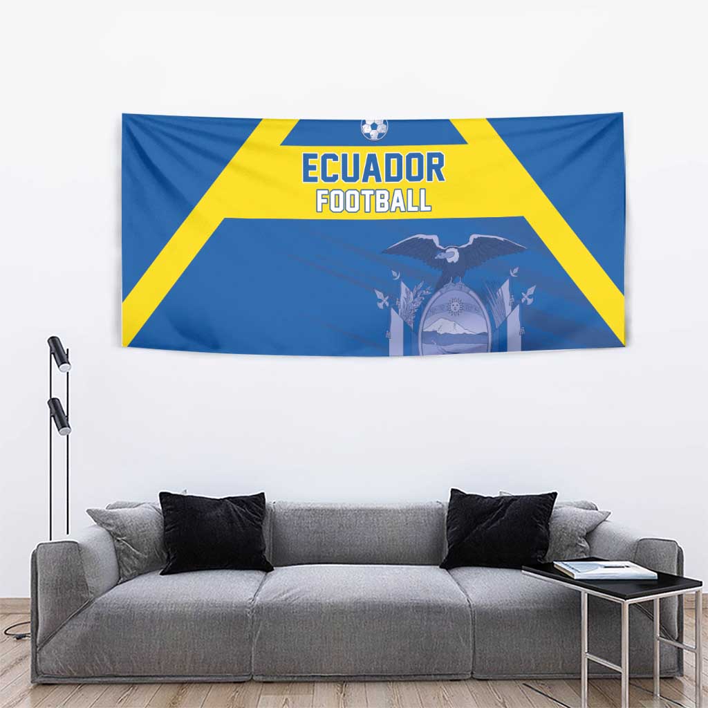Ecuador Football Tapestry Go Champions