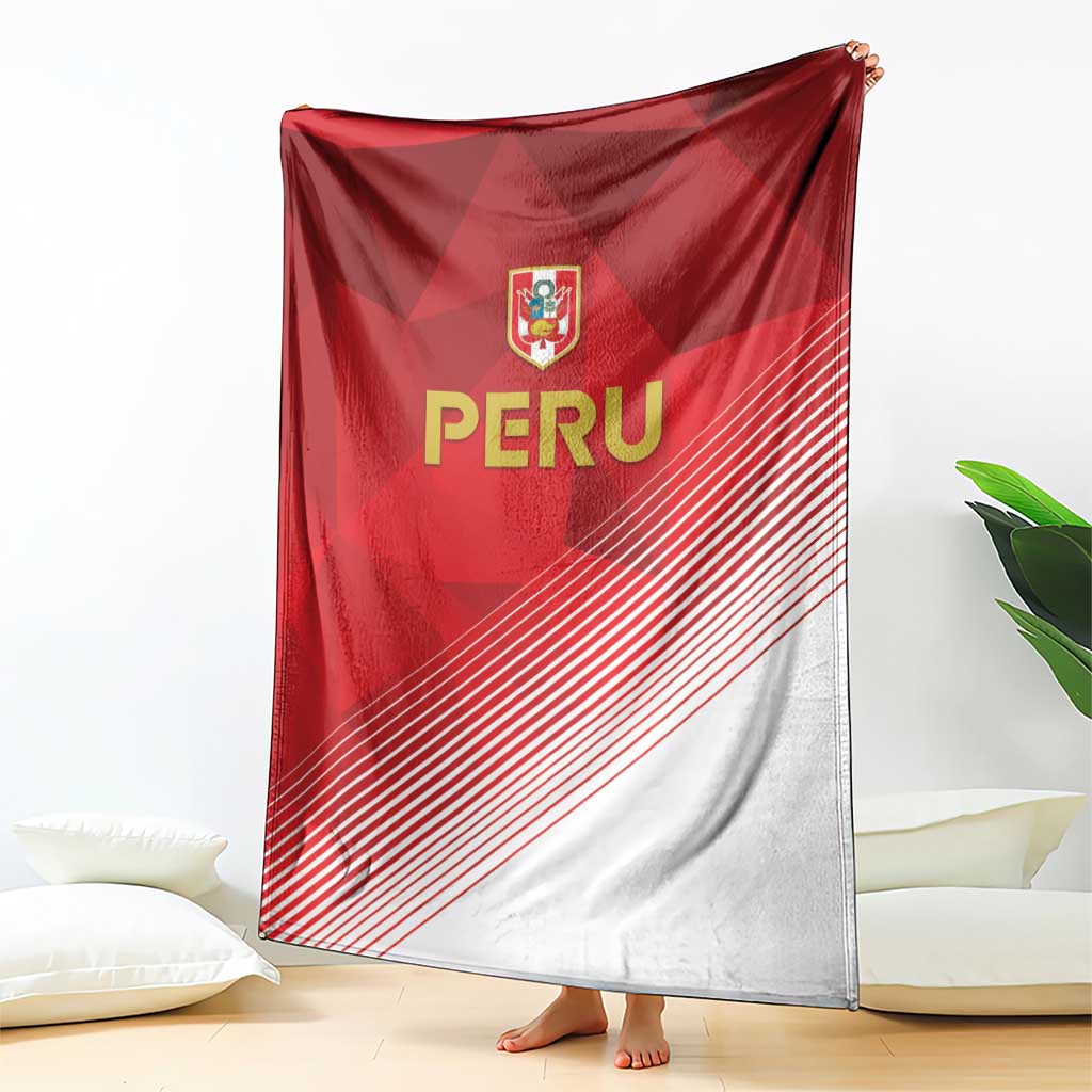 Peru Football Blanket Sporty Style