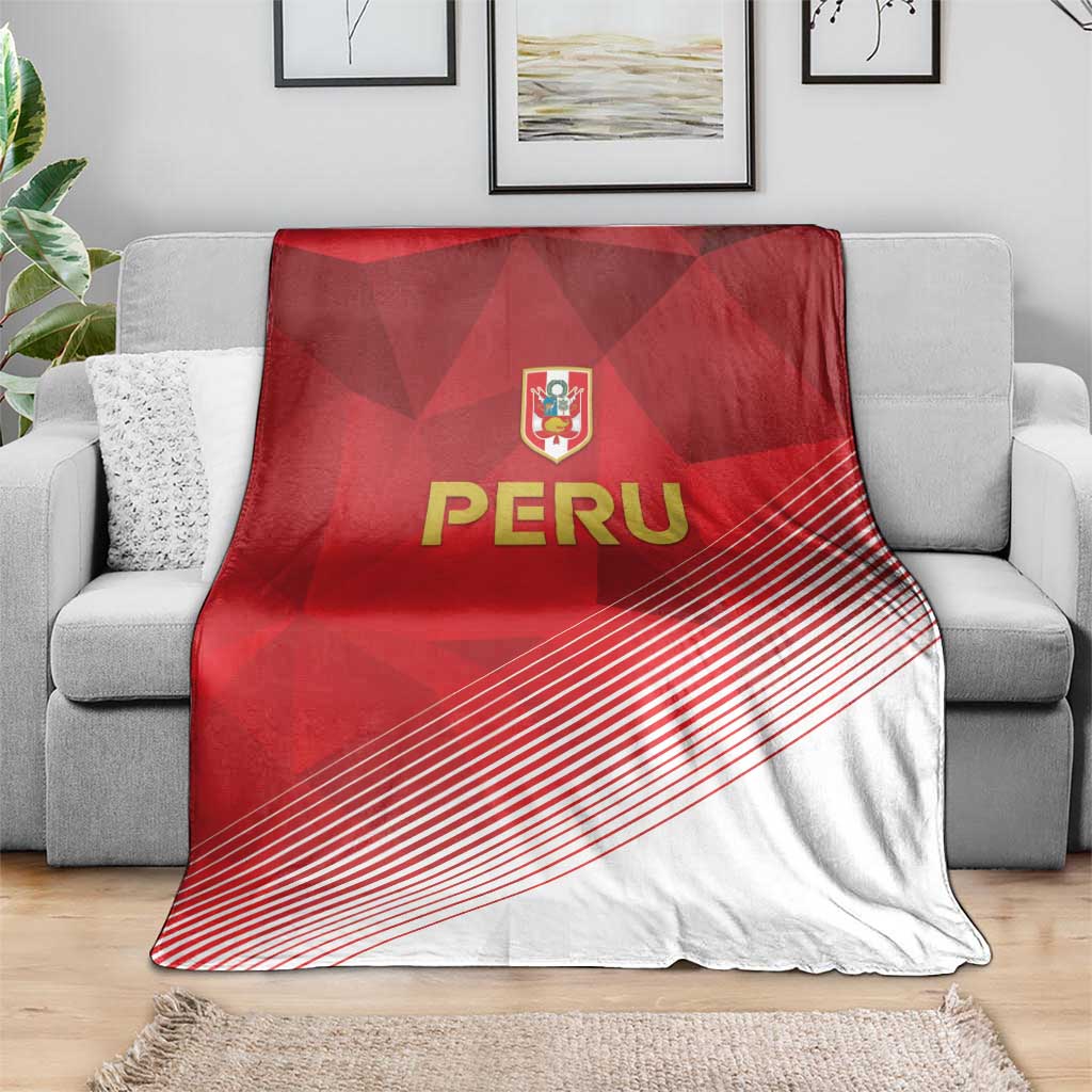 Peru Football Blanket Sporty Style