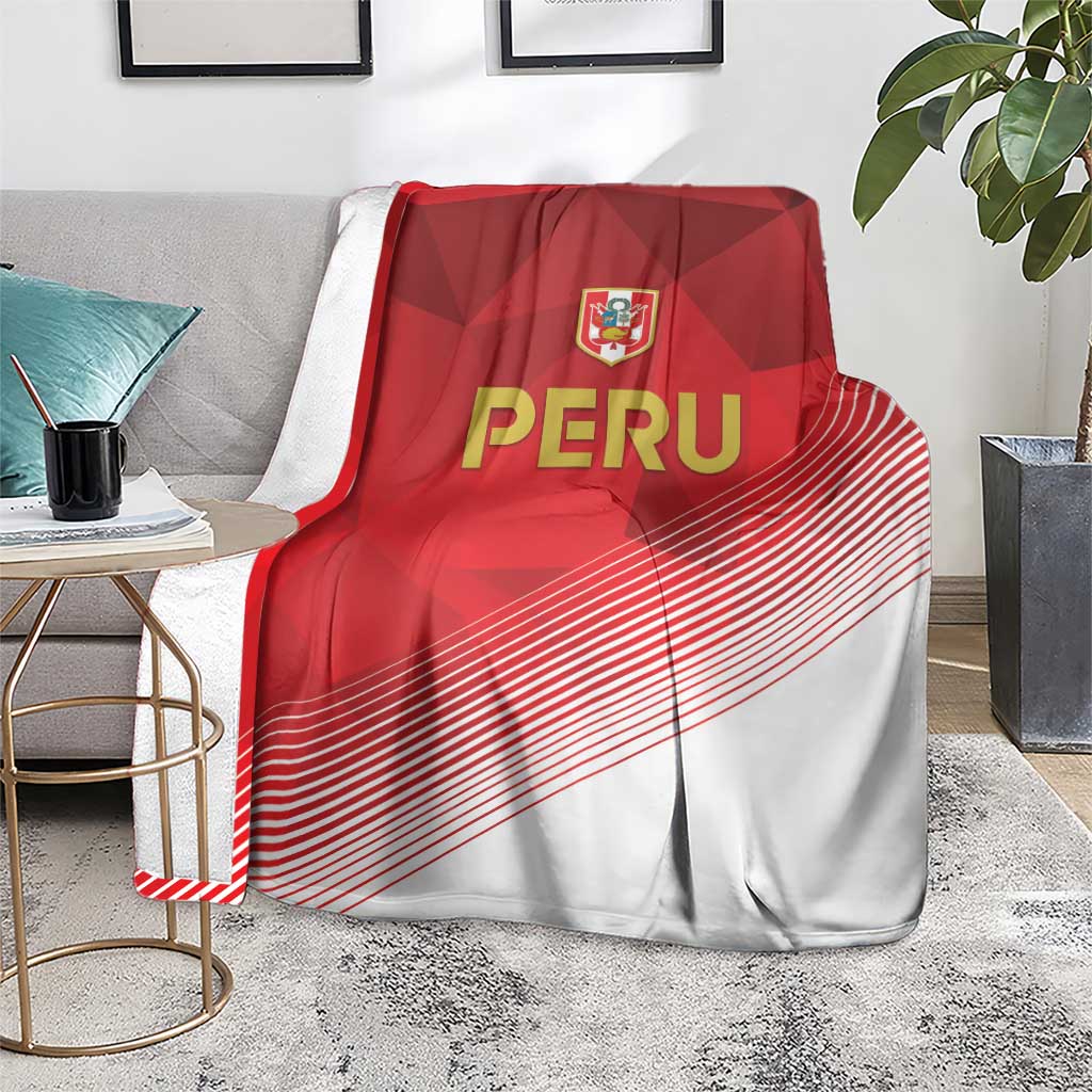 Peru Football Blanket Sporty Style
