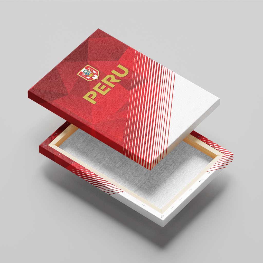 Peru Football Canvas Wall Art Sporty Style