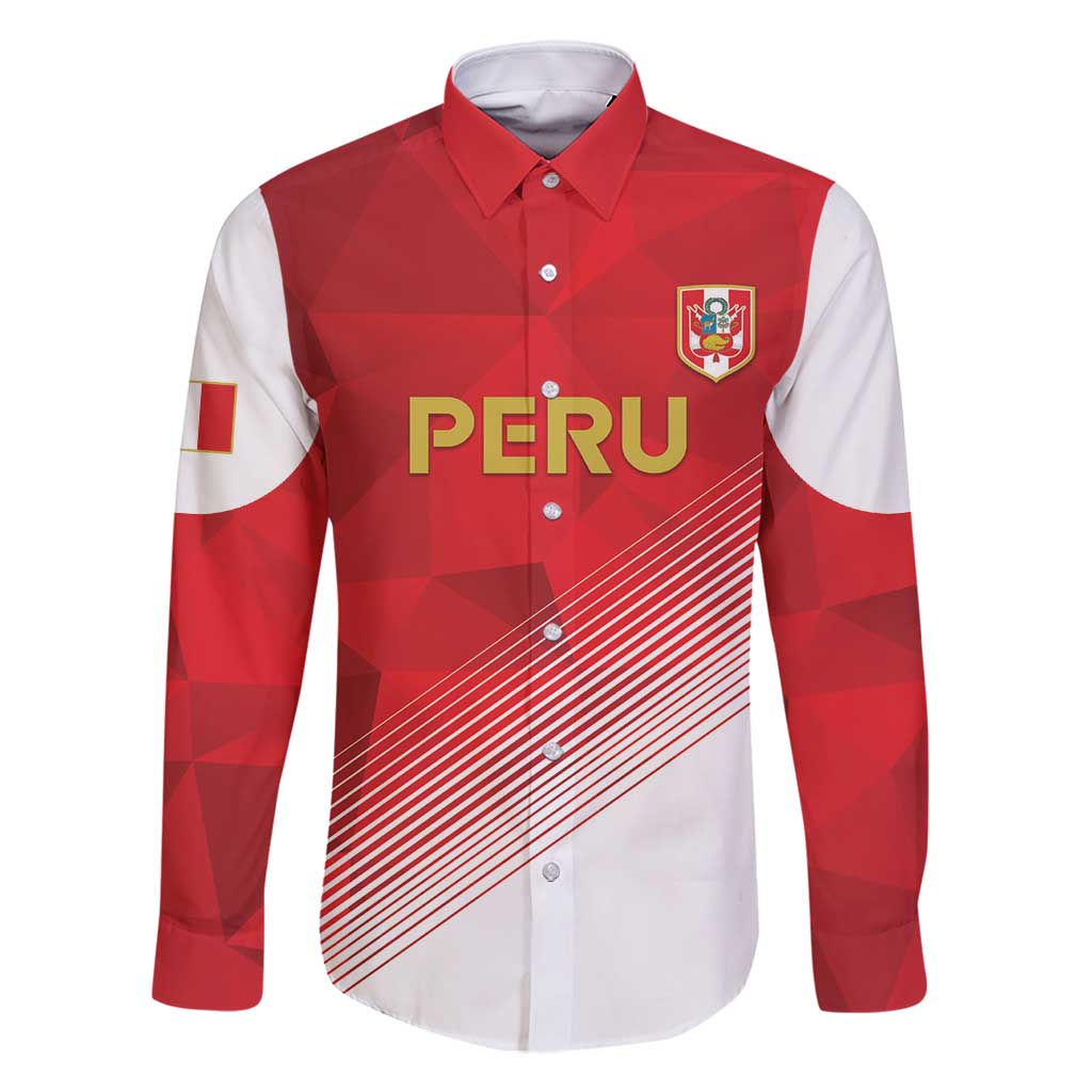 Custom Peru Football Family Matching Summer Maxi Dress and Hawaiian Shirt Sporty Style