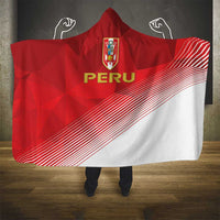 Peru Football Hooded Blanket Sporty Style