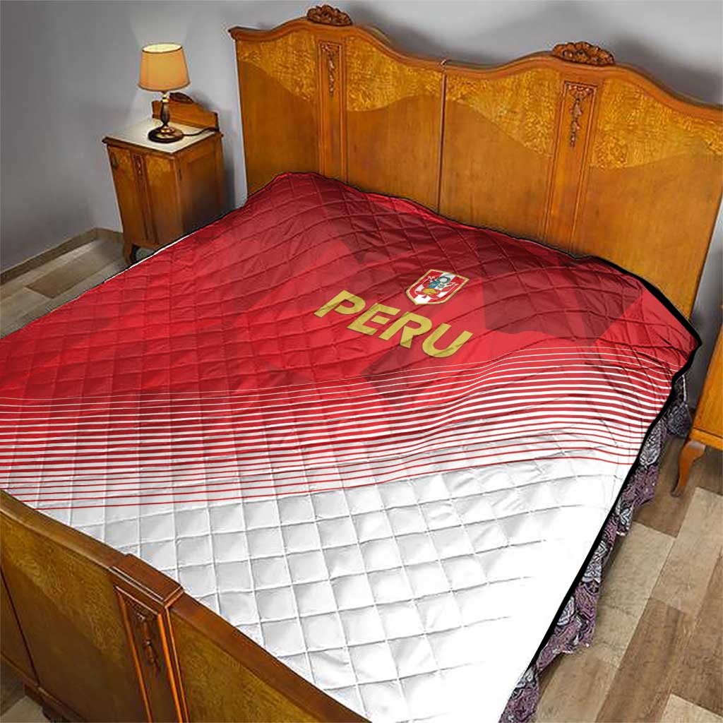 Peru Football Quilt Sporty Style