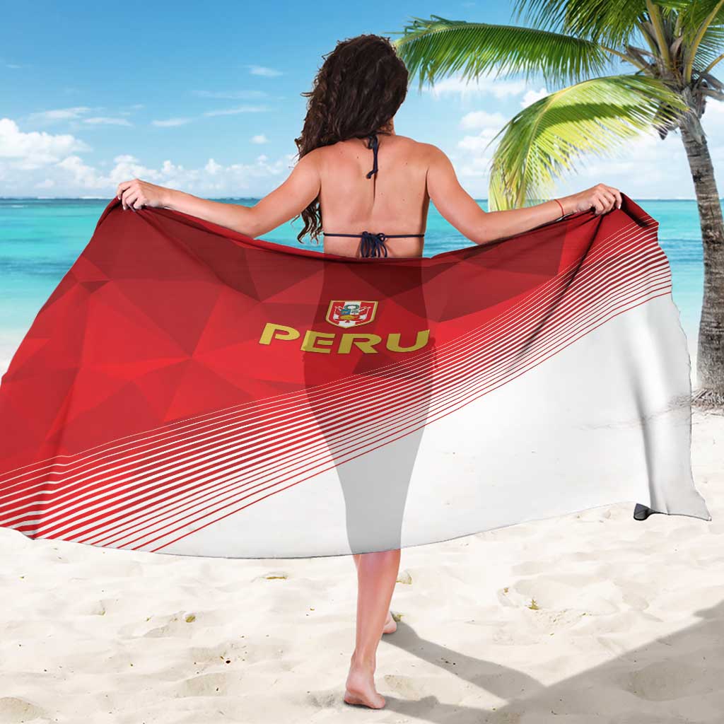 Peru Football Sarong Sporty Style