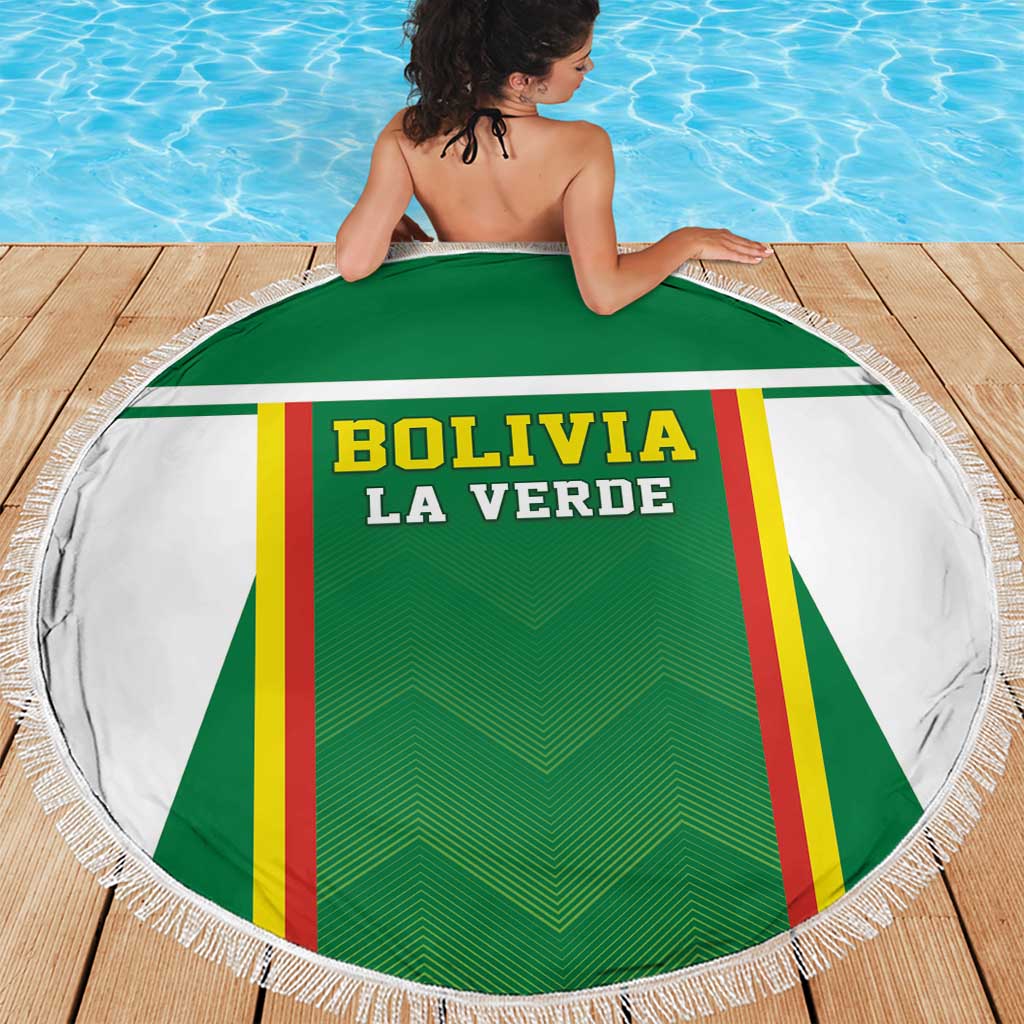 Bolivia Football Beach Blanket Go Champions La Verde Green Version