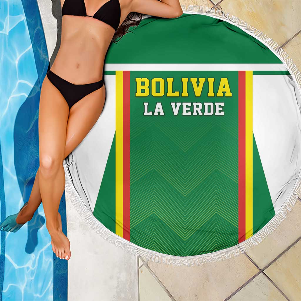 Bolivia Football Beach Blanket Go Champions La Verde Green Version