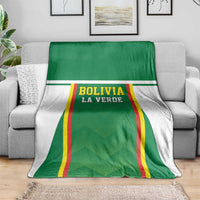 Bolivia Football Blanket Go Champions La Verde Green Version