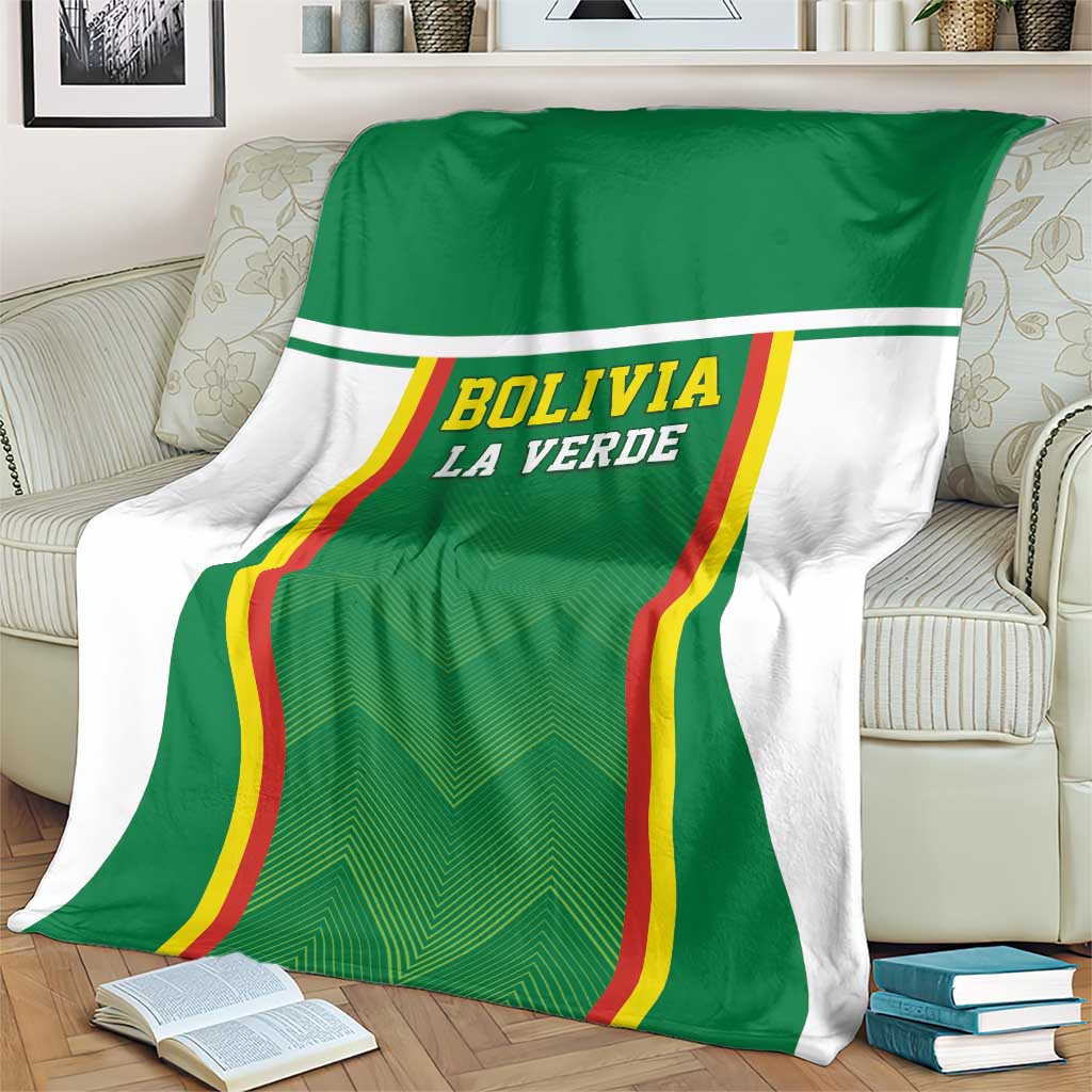 Bolivia Football Blanket Go Champions La Verde Green Version