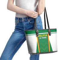 Bolivia Football Leather Tote Bag Go Champions La Verde Green Version