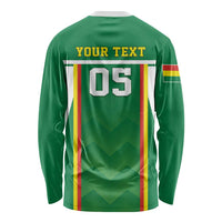 Custom Bolivia Football Long Sleeve Shirt Go Champions La Verde Green Version