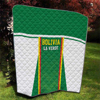 Bolivia Football Quilt Go Champions La Verde Green Version