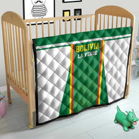 Bolivia Football Quilt Go Champions La Verde Green Version