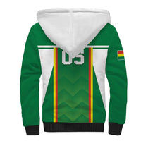 Custom Bolivia Football Sherpa Hoodie Go Champions La Verde Green Version