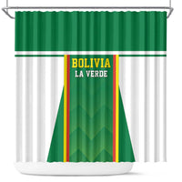 Bolivia Football Shower Curtain Go Champions La Verde Green Version