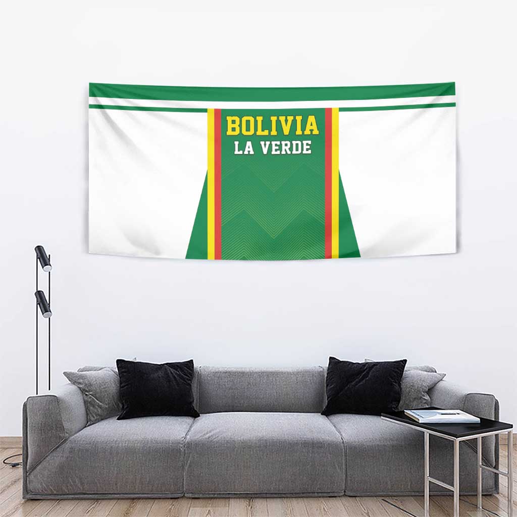 Bolivia Football Tapestry Go Champions La Verde Green Version