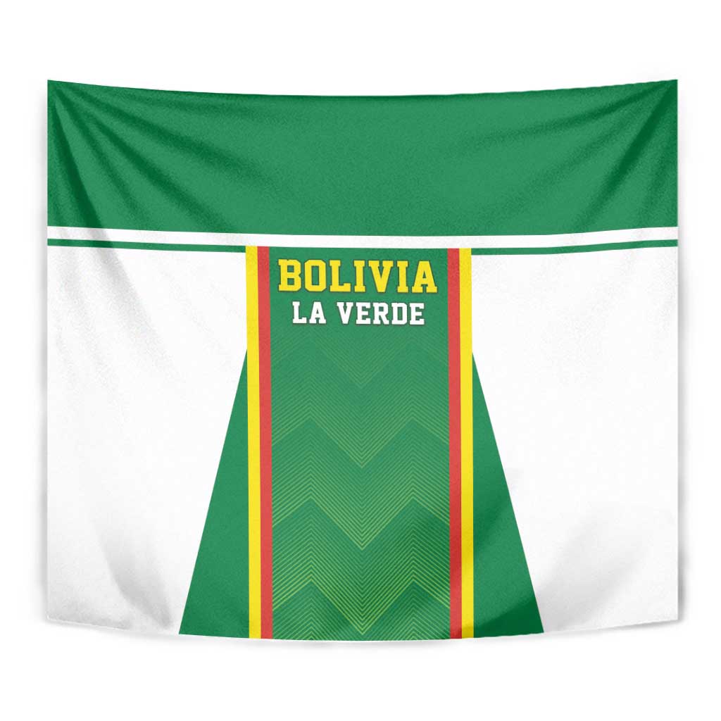 Bolivia Football Tapestry Go Champions La Verde Green Version