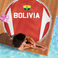 Bolivia Football Beach Blanket Go Champions La Verde Red Version