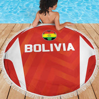 Bolivia Football Beach Blanket Go Champions La Verde Red Version