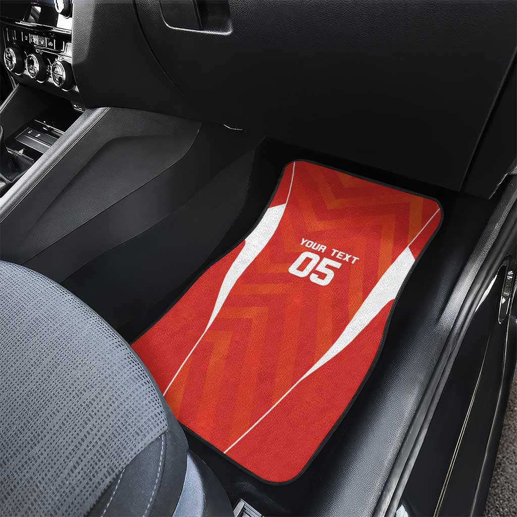 Bolivia Football Car Mats Go Champions La Verde Red Version
