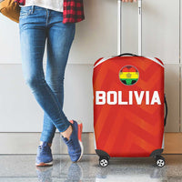 Bolivia Football Luggage Cover Go Champions La Verde Red Version