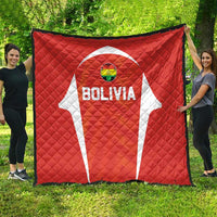 Bolivia Football Quilt Go Champions La Verde Red Version