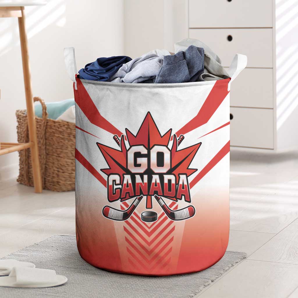Canada Ice Hockey Laundry Basket Go Canada Unique Style