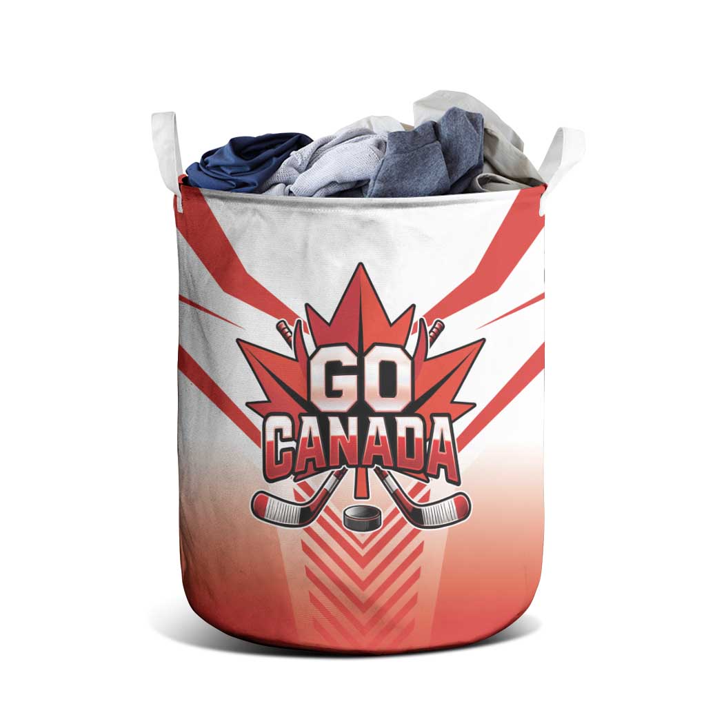 Canada Ice Hockey Laundry Basket Go Canada Unique Style