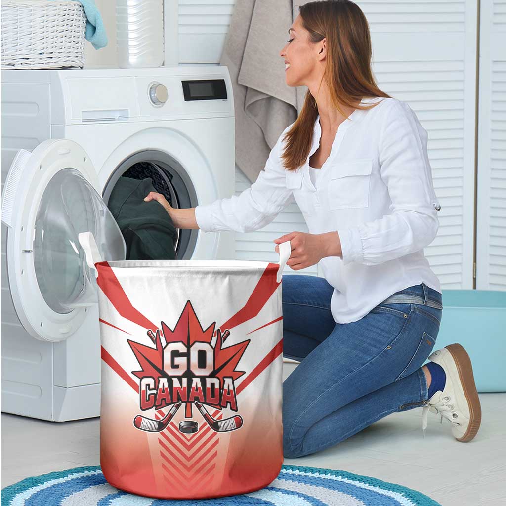 Canada Ice Hockey Laundry Basket Go Canada Unique Style