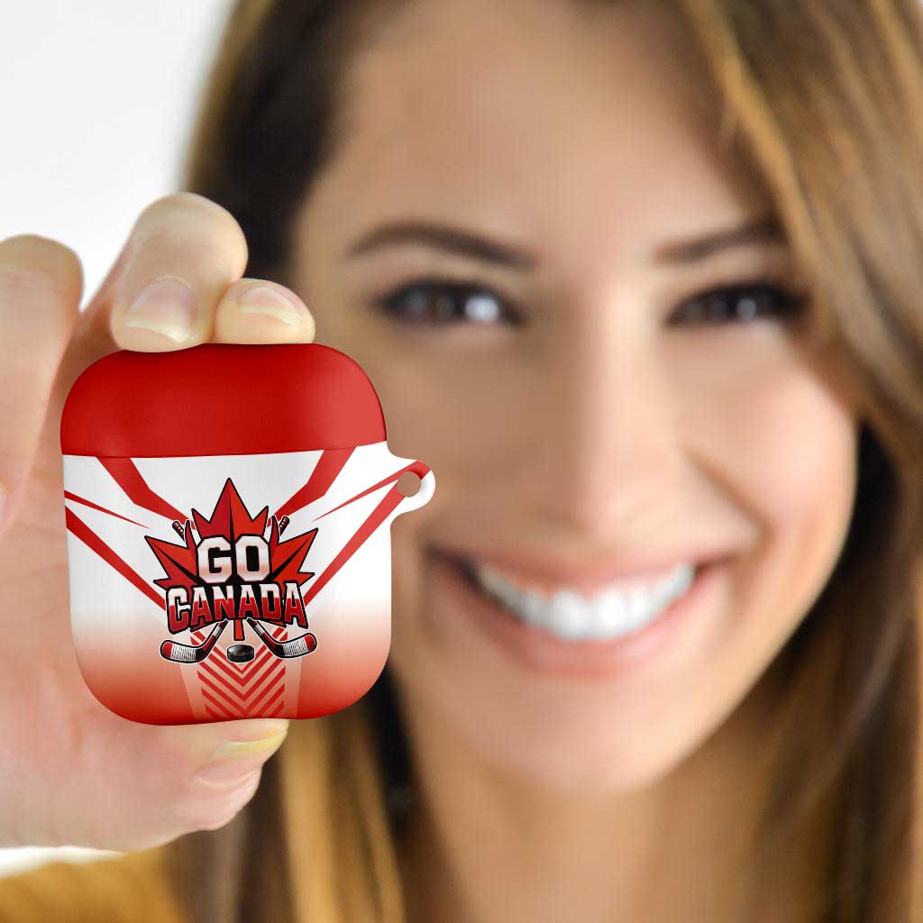Canada Ice Hockey AirPods Case Go Canada Unique Style
