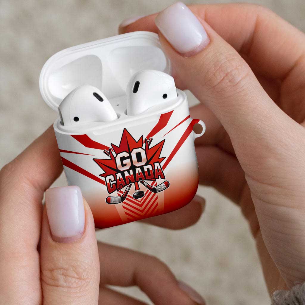 Canada Ice Hockey AirPods Case Go Canada Unique Style