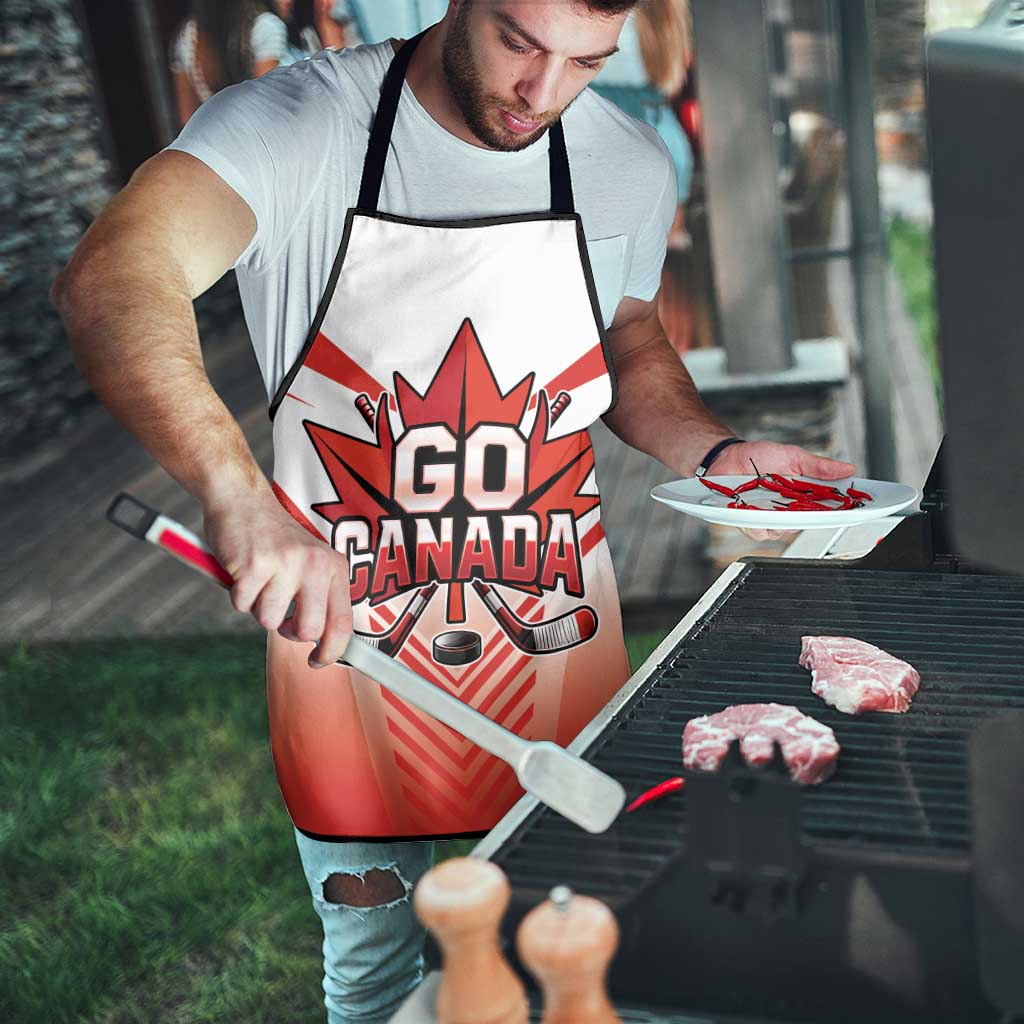 Canada Ice Hockey Apron Go Canada Unique Style