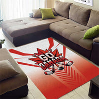 Canada Ice Hockey Area Rug Go Canada Unique Style