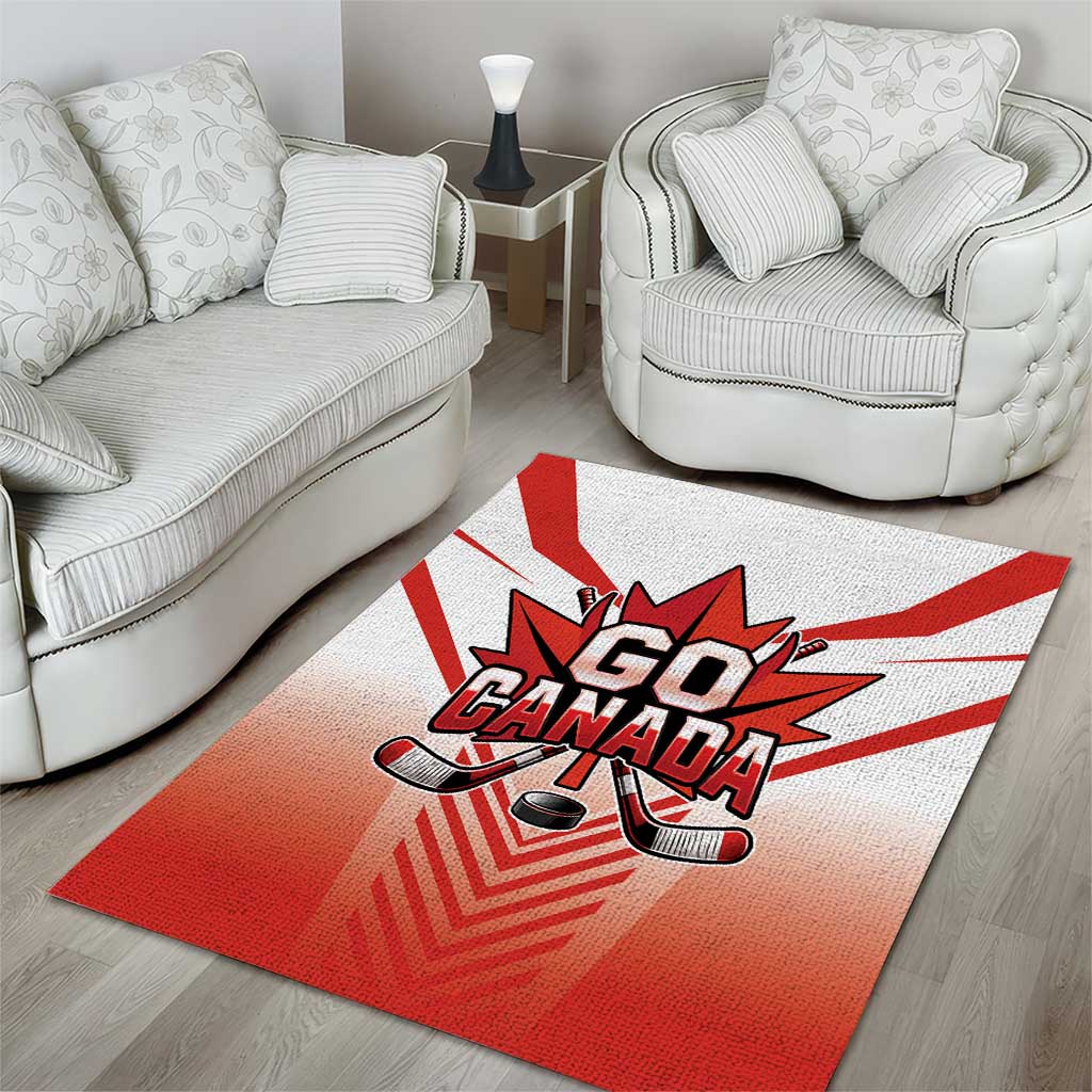 Canada Ice Hockey Area Rug Go Canada Unique Style