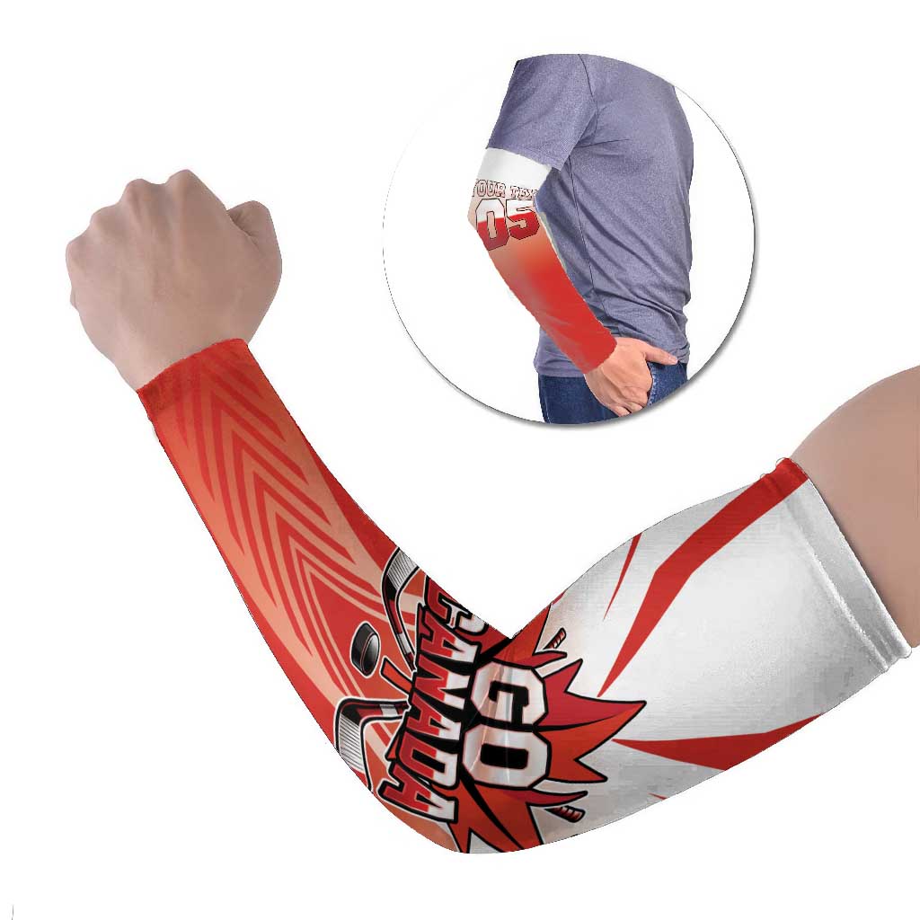 Canada Ice Hockey Custom Arm Sleeves Go Canada Unique Style