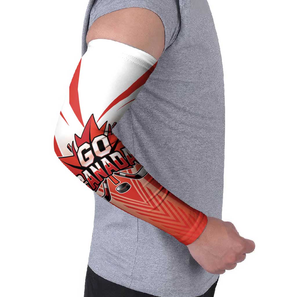Canada Ice Hockey Custom Arm Sleeves Go Canada Unique Style
