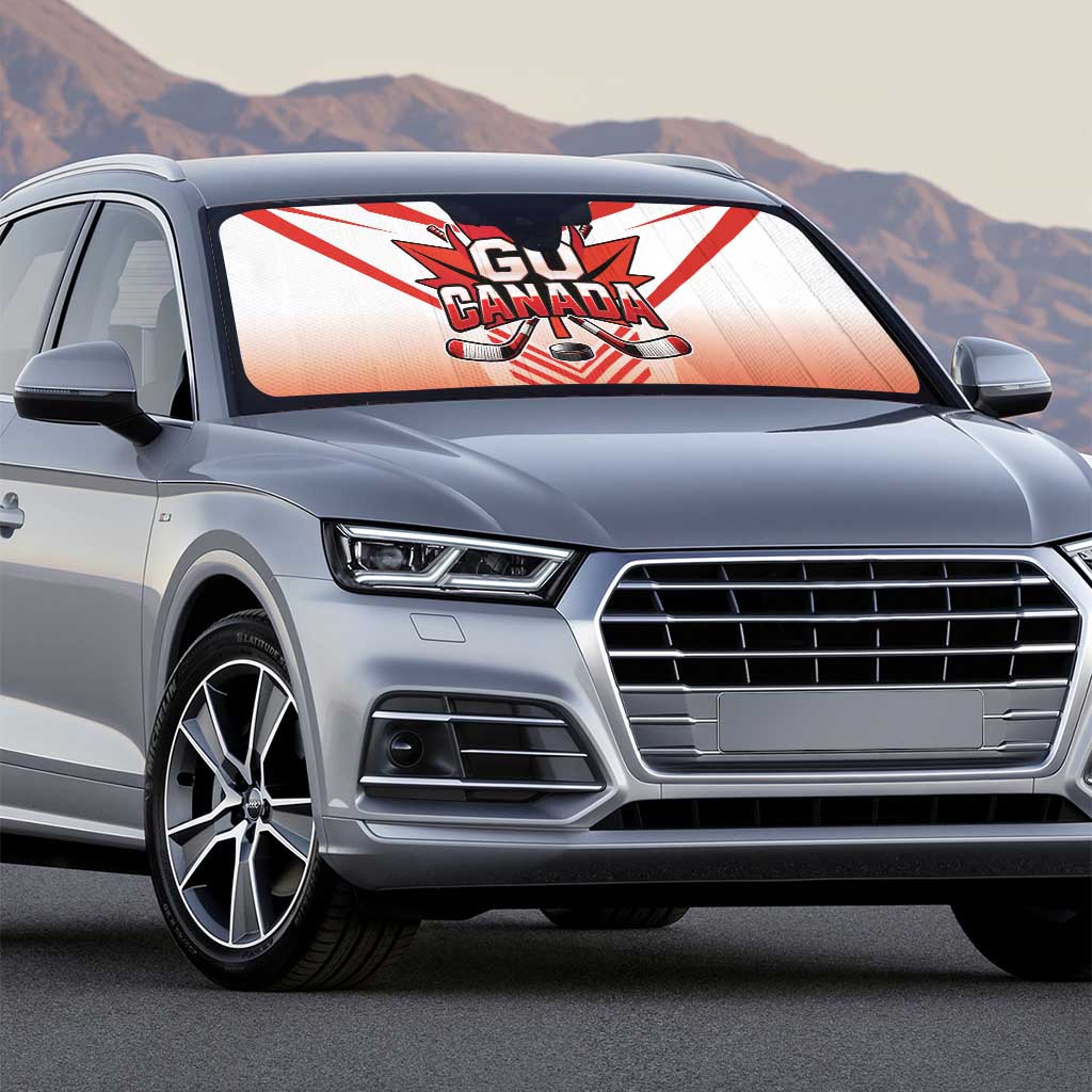 Canada Ice Hockey Auto Sun Shade Go Canada Unique Style